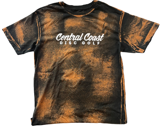 Limited Edition Orange and Black Tie Dye Tee Size Small 1/1