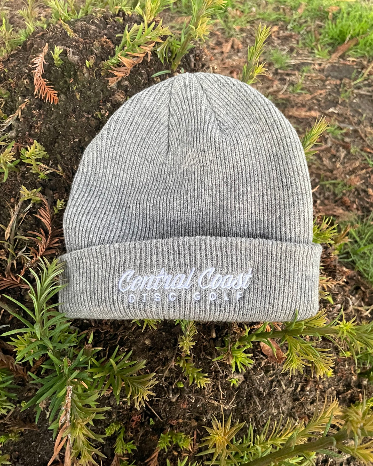 Rib Knit Beanie- Light Heather