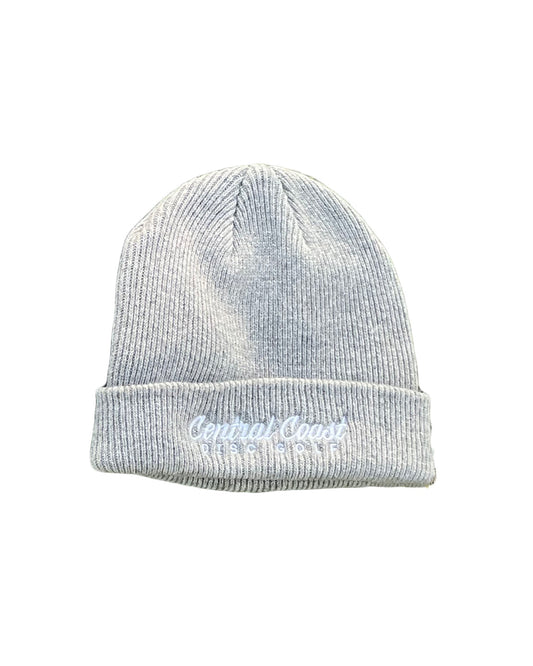 Rib Knit Beanie- Light Heather